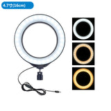 USB 3 Modes Dimmable LED Ring Lights