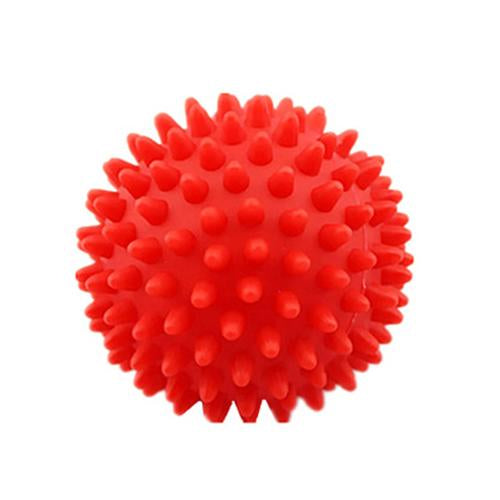4 Colors 75mm Durable PVC Spiky Massage Ball Trigger Point Sport Fitness Hand Foot Pain Relief