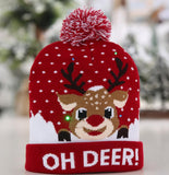 Led Light Cotton Christmas Hat