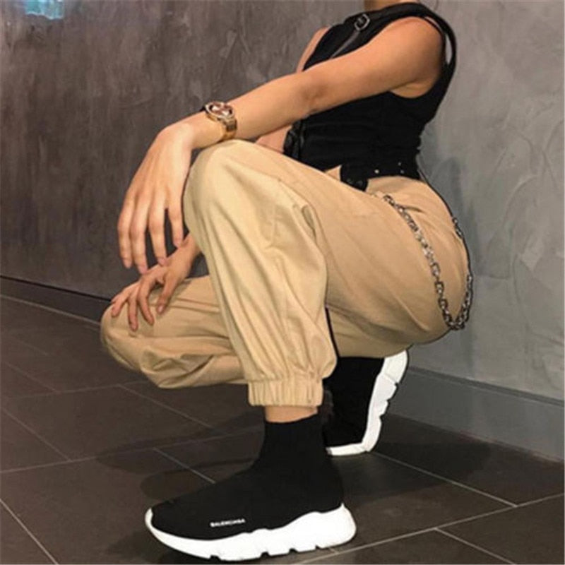 Women Casual High Waist Pants