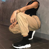 Women Casual High Waist Pants