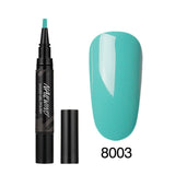 60 Colors Soak Off Enamel Nail Glue Pen
