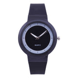 Silicone Band Round Wrist Watch