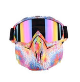 Winter Windproof Skiing Glasses  with Face Mask