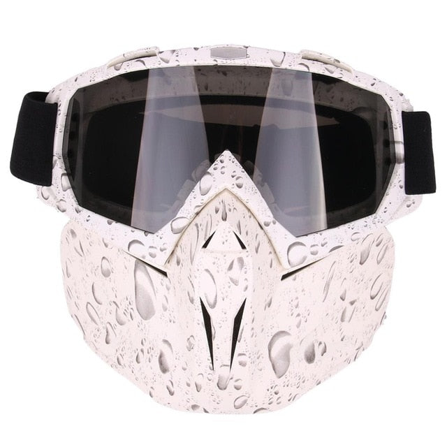 Winter Windproof Skiing Glasses  with Face Mask