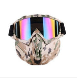 Winter Windproof Skiing Glasses  with Face Mask