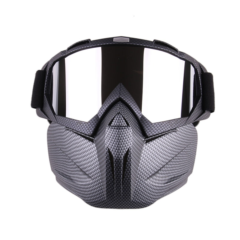 Winter Windproof Skiing Glasses  with Face Mask