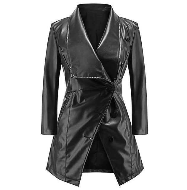 Women Medium long sleeves Coat