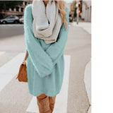 Long Sweater Yellow Black Pink Sweater Dress