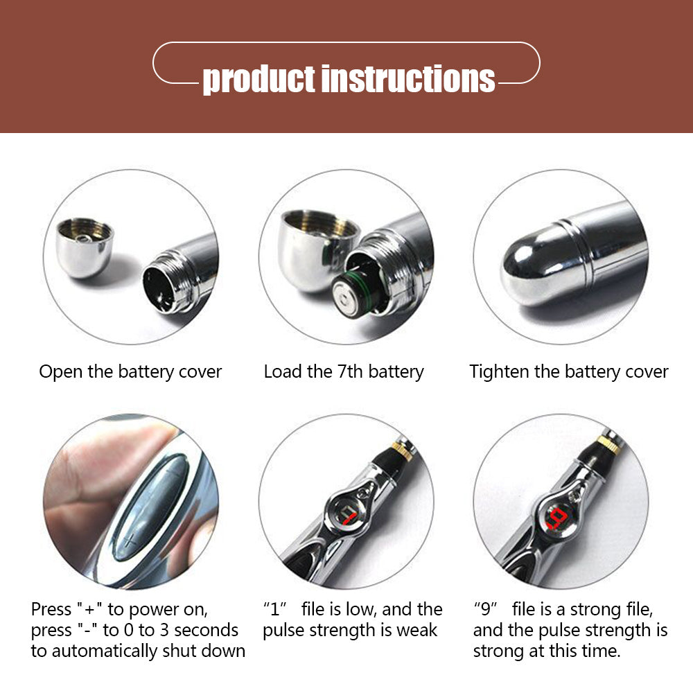 Electronic Body Massager Pen