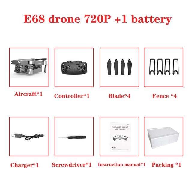 HD 4K WIFI 1080P FPV Drones