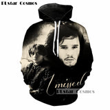 Game of Thrones Jon Snow Print Hoodies