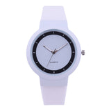 Silicone Band Round Wrist Watch