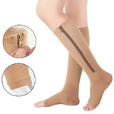 1 Pair Unisex Compression Socks Zipper