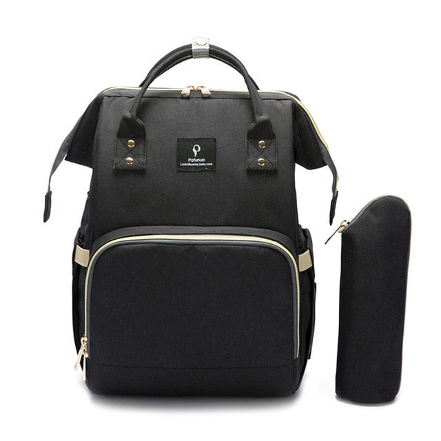 USB Large Capacity Nappy Waterproof Bag