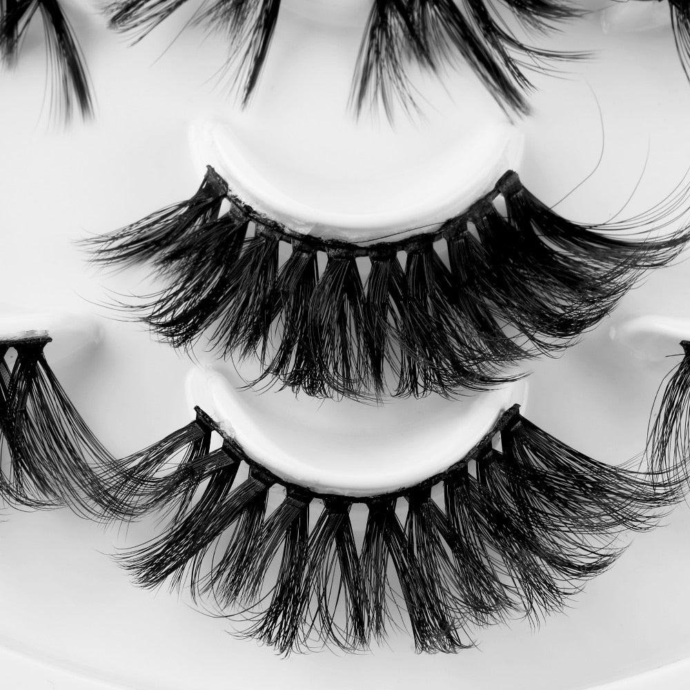 7 Pairs 3D Mink Hair False Eyelashes