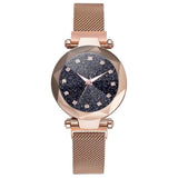Ladies Magnetic Starry Sky Clock Luxury Women Watch