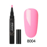 60 Colors Soak Off Enamel Nail Glue Pen