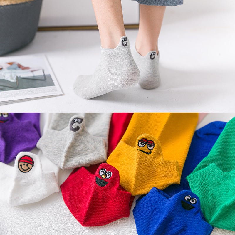 Happy Funny Casual ankle Socks