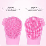 Ultrasonic electric silicone cleansing instrument