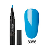 60 Colors Soak Off Enamel Nail Glue Pen