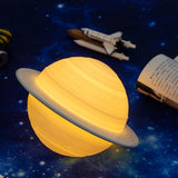 Rechargeable 3D Print Saturn Lamp