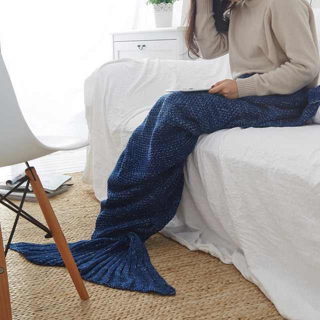 Handmade Knitted Sleeping Bag For Home