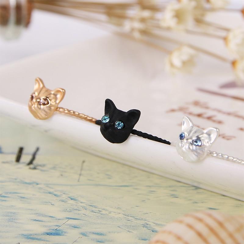 Rhinestones Cat Ring