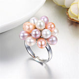 Freshwater Flower Wedding Ring