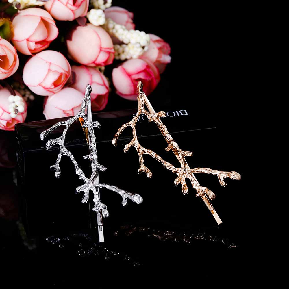 Antlers branch alloy side clip Jewelry
