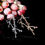 Antlers branch alloy side clip Jewelry