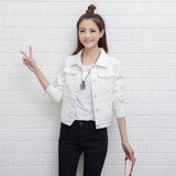 Light Blue Bomber Short Denim Jackcets