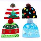 Led Light Cotton Christmas Hat