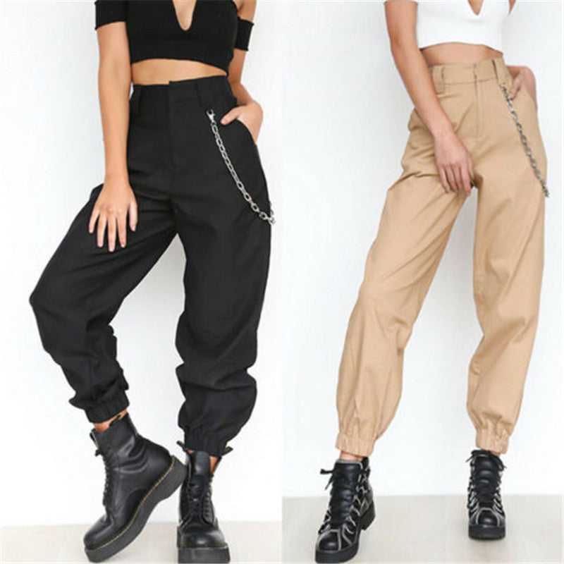 Women Casual High Waist Pants