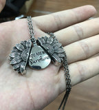 Double-layer Lettering Necklace