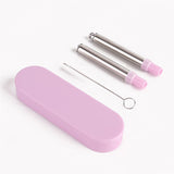 Portable Storage Box Reusable Straws