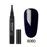 60 Colors Soak Off Enamel Nail Glue Pen