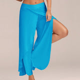 Split Casual Loose Wide Leg Pants