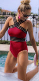 Women High Neck Bathing Suits