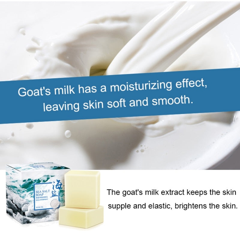 Sea Salt Soap Natural Advanced Wash Skin Whitening Soap