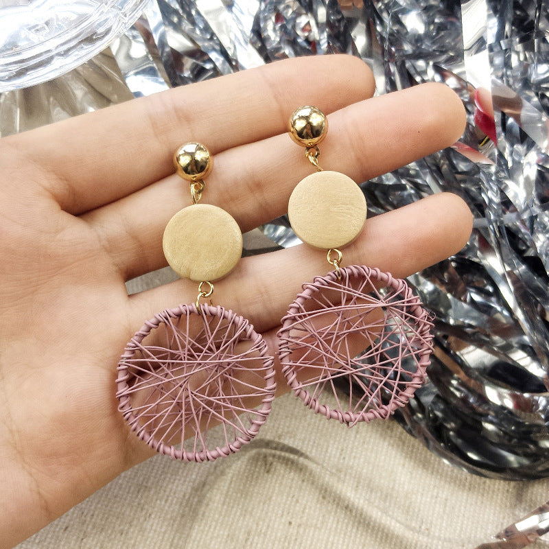 Luxury Simple Big Round Earrings