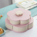 Petal-Shape Rotating Snack Box