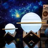 Rechargeable 3D Print Saturn Lamp