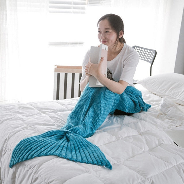 Handmade Knitted Sleeping Bag For Home
