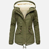 Women Winter Pocket Overcoat