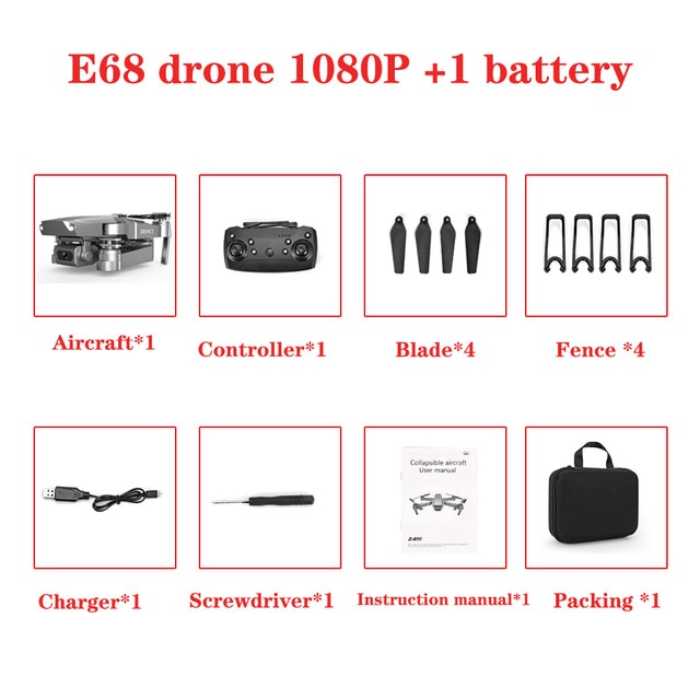 HD 4K WIFI 1080P FPV Drones