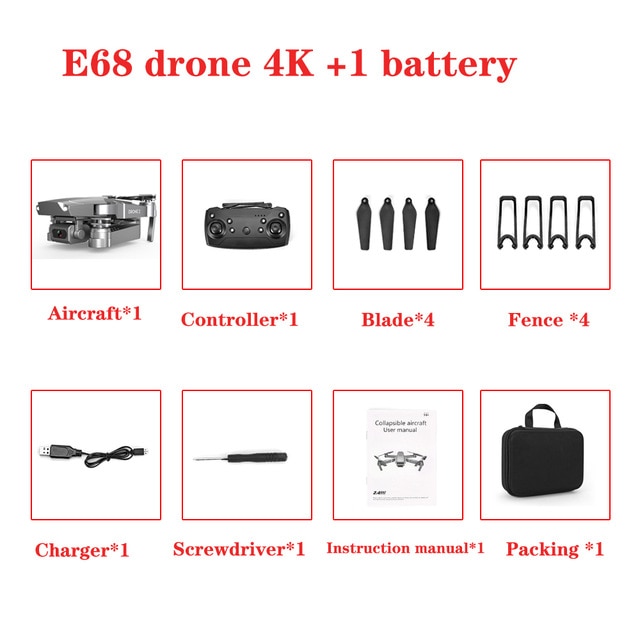 HD 4K WIFI 1080P FPV Drones