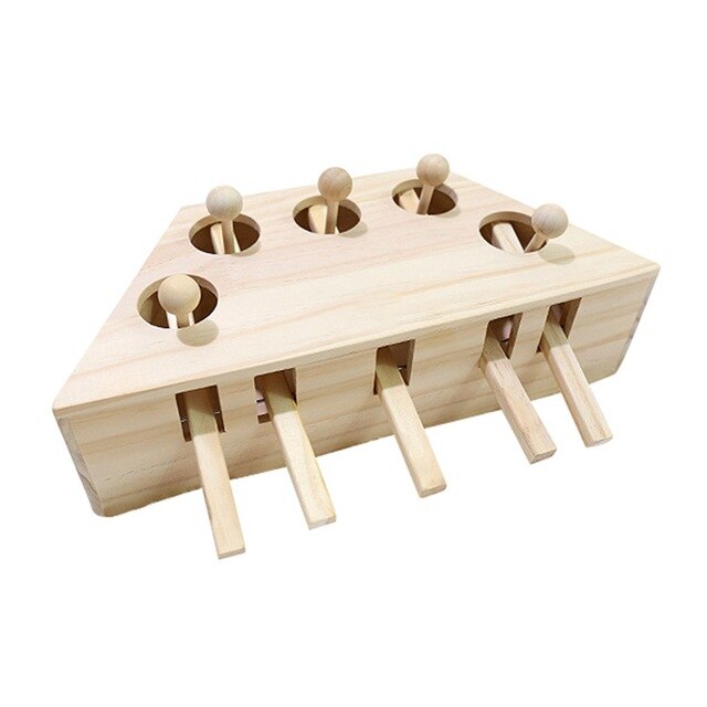 Wooden Interactive Maze Pet Hit Hamster