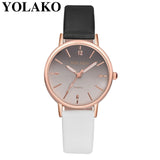 Brand Leather Quartz Women's Watch