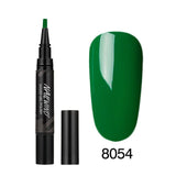 60 Colors Soak Off Enamel Nail Glue Pen
